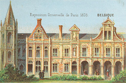 Belgian Pavilion at the 1878 World Exposition