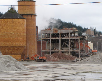 Demolition of Georgia-Pacific Paper Co Mill, Bellingham