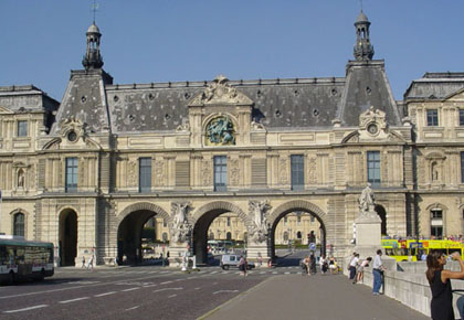 Part of the Louvre, Paris