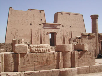Temple of Horus at Edfu, built 57 BC