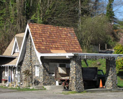 Stone gas station, Seattle (currently a restaurant)