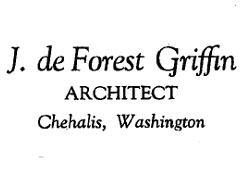 J. De Forest Griffin - letterhead, 1924