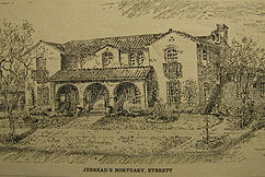 Architect's Rendering of Jerread's Mortuary, Everett - 1931