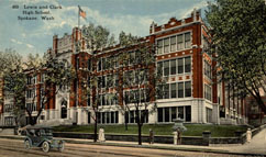 Postcard - Lewis & Clark High School