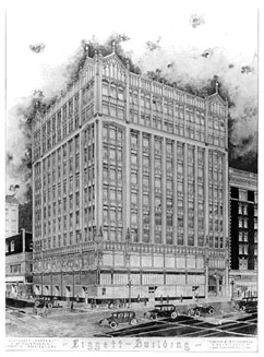 Architectural Rendering of the Liggett Building