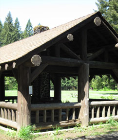 Rainbow Falls State Park Picnic Shelter, Lewis Co. - c.1934