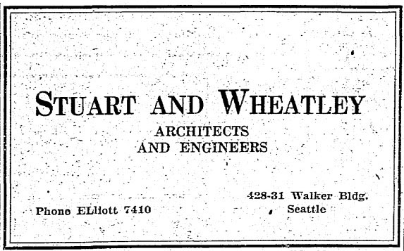 Advertisement - Seattle Times: July 15, 1927