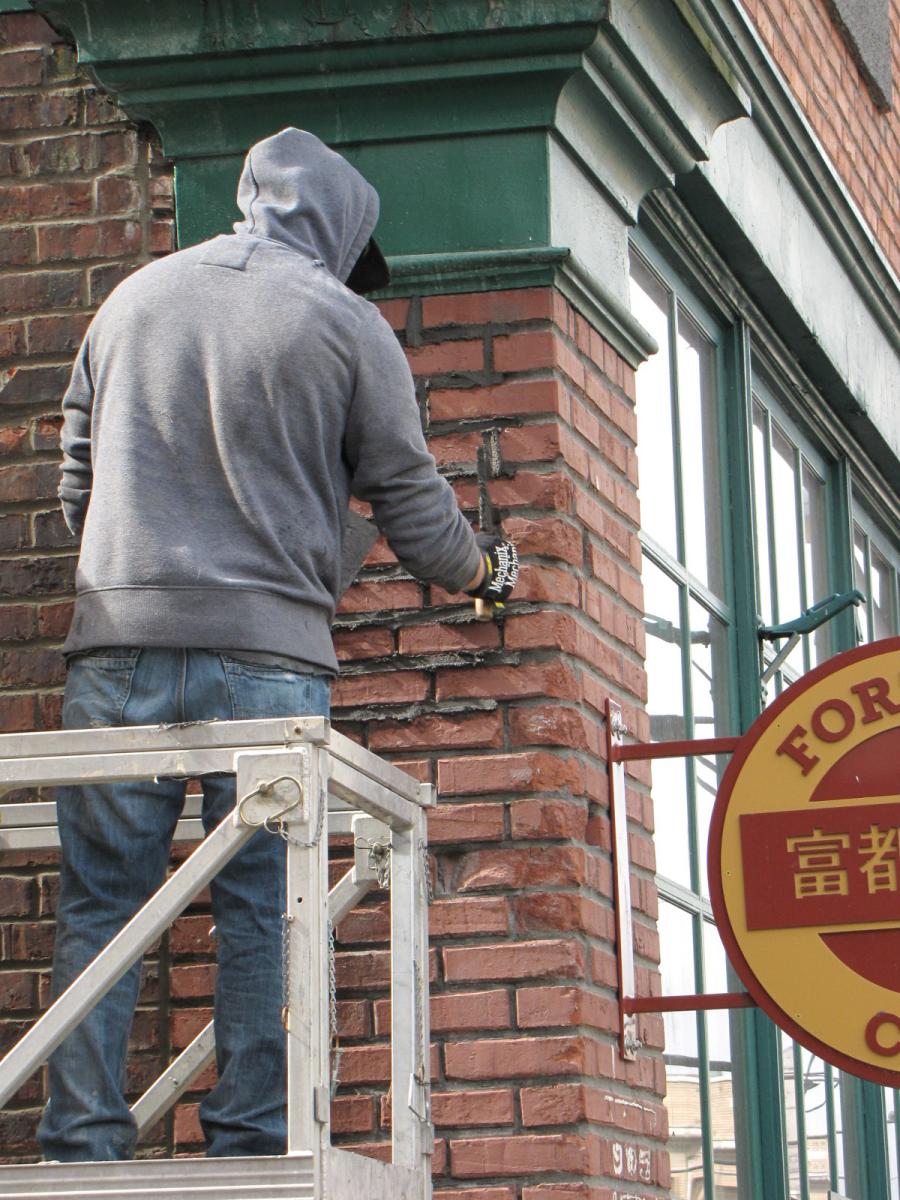 Re-pointing in Seattle International District